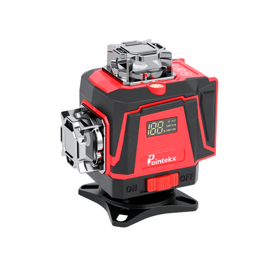 Pointekx Nivel láser de 16 líneas a 360 grados