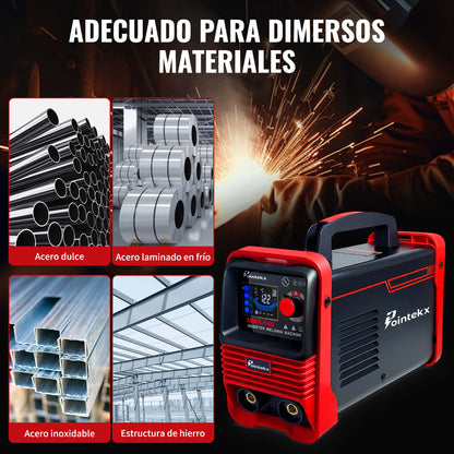 Pointekx Máquina Soldadora Inverter Portátil 110v/220v 140amp